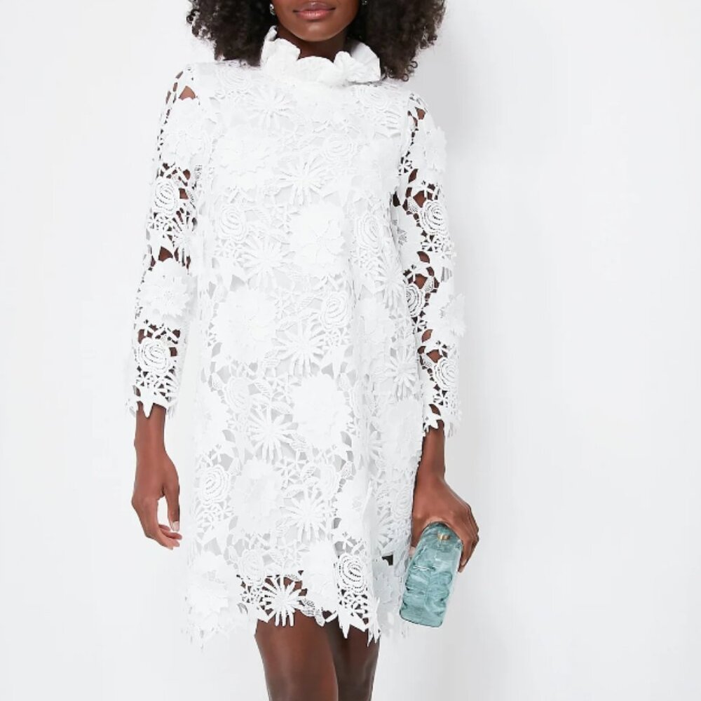 Tuckernuck Blanc Guipure Lace Daphne Dress